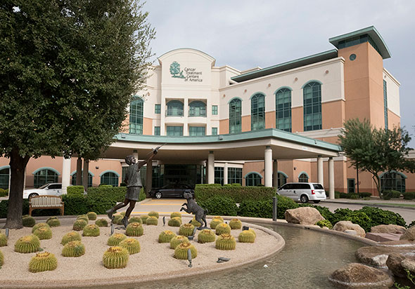 Cancer Treatment Centers of America Front Entrance in Goodyear, Arizona