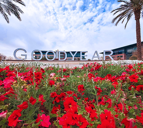 flowers Goodyear letters