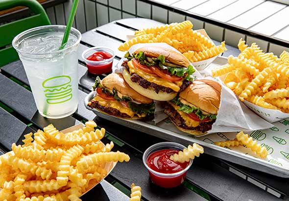 Shake Shack Fries and Burgers