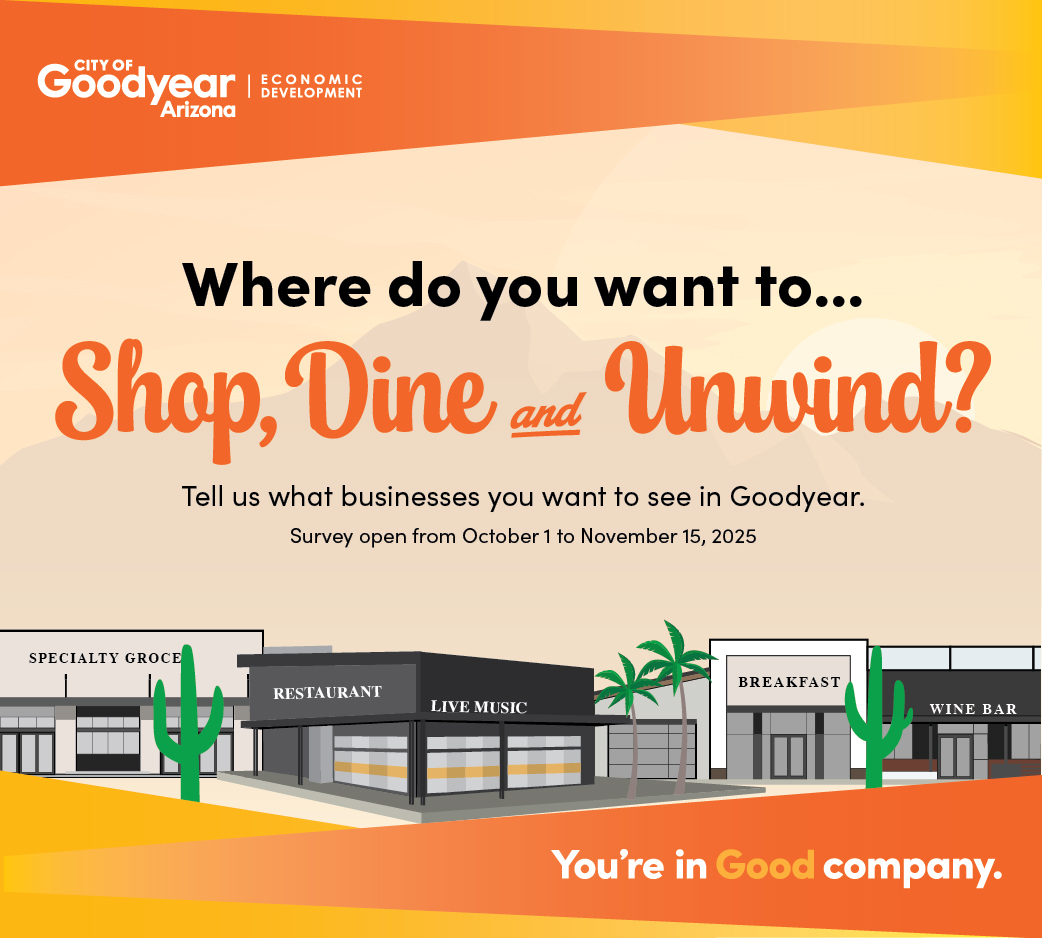 Where do you want to Shop, Dine and Unwind? Goodyear's 2025 Retail Survey