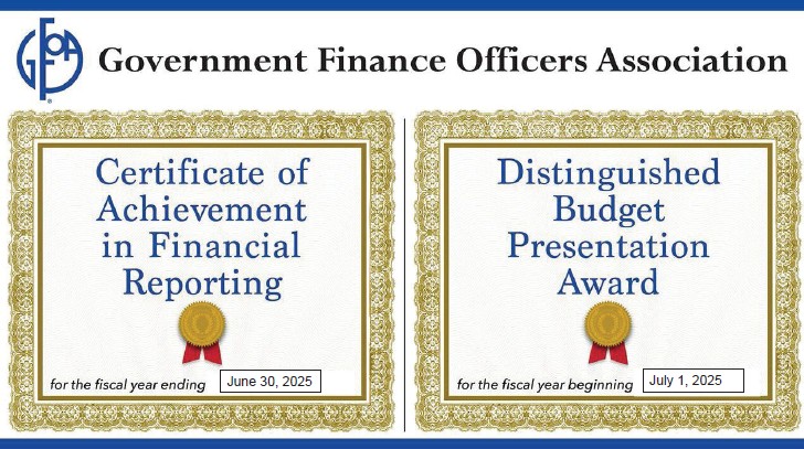 GFOA award 2025 FINAL
